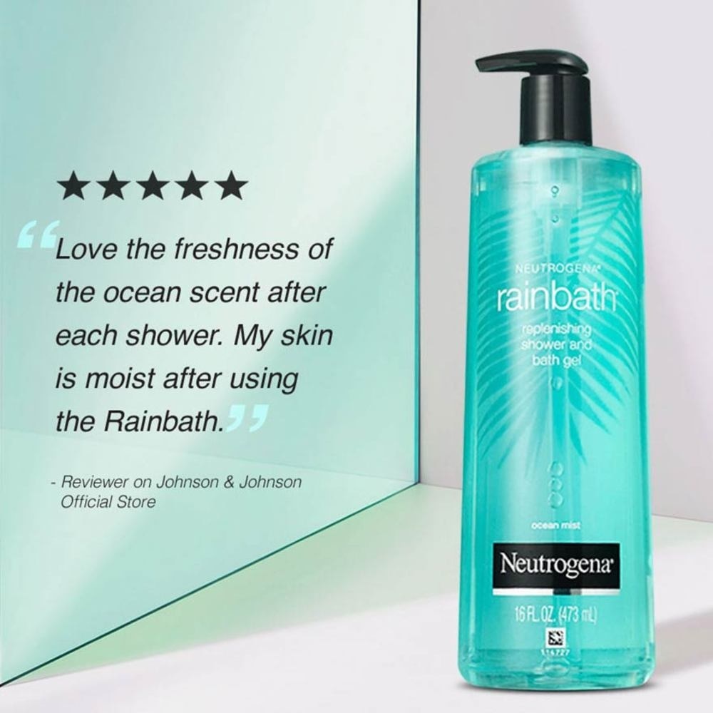 Rainbath Replenishing Shower And Bath Gel Ocean Mist For Spa-Like Indulgence 473ml