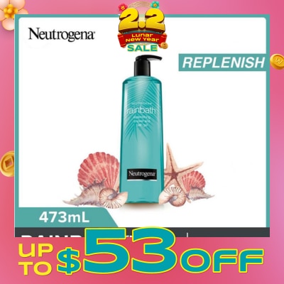 NEUTROGENA Rainbath Replenishing Shower And Bath Gel Ocean Mist For Spa-Like Indulgence 473ml