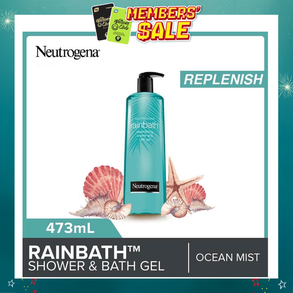 Rainbath Replenishing Shower And Bath Gel Ocean Mist For Spa-Like Indulgence 473ml