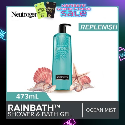 NEUTROGENA Rainbath Replenishing Shower And Bath Gel Ocean Mist For Spa-Like Indulgence 473ml