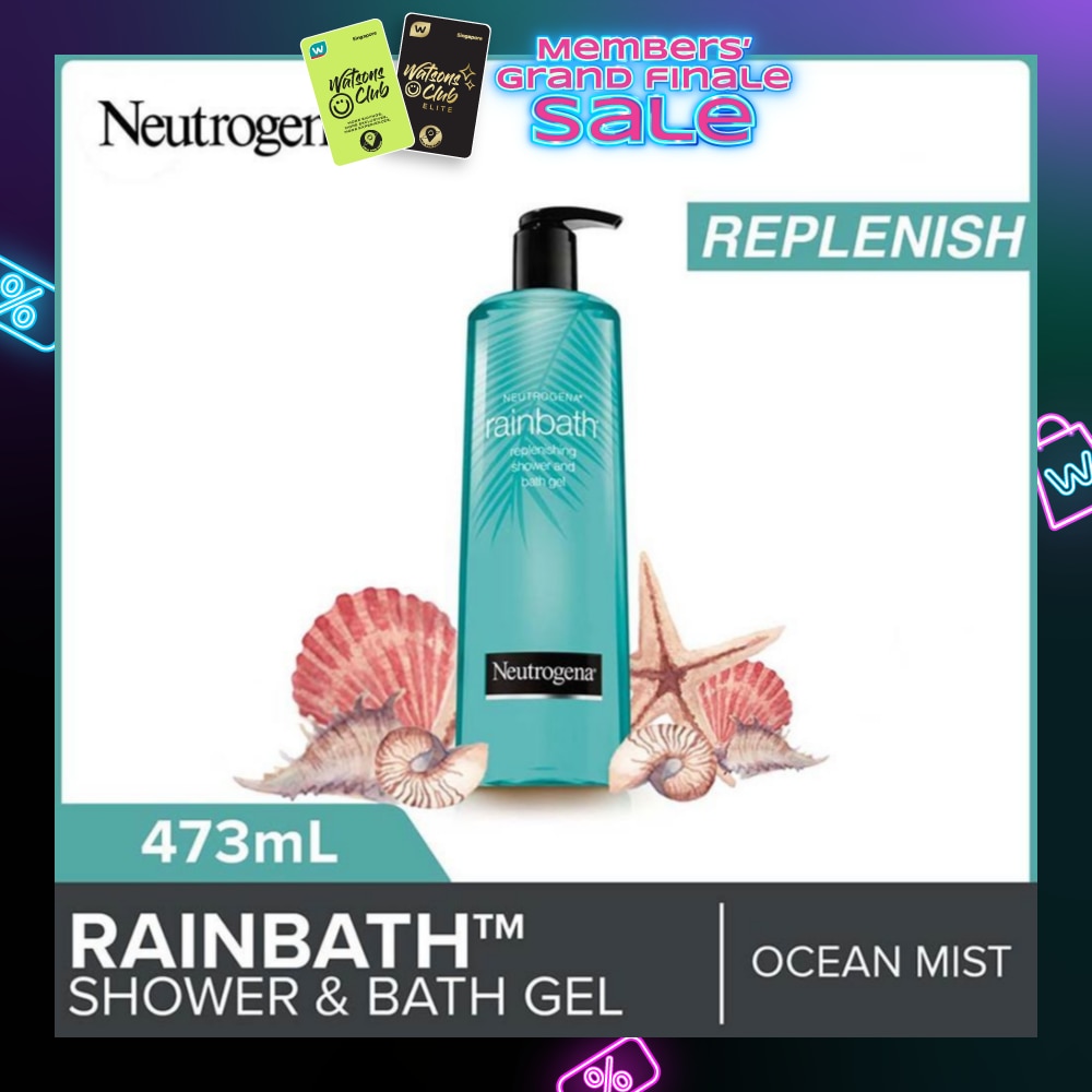 Rainbath Replenishing Shower And Bath Gel Ocean Mist For Spa-Like Indulgence 473ml