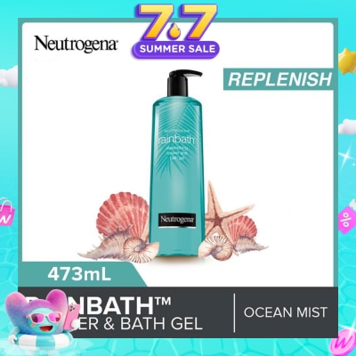 NEUTROGENA - Rainbath Replenishing Shower And Bath Gel Ocean Mist For Spa-Like Indulgence 473ml