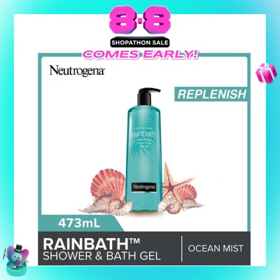 NEUTROGENA - Rainbath Replenishing Shower And Bath Gel Ocean Mist For Spa-Like Indulgence 473ml