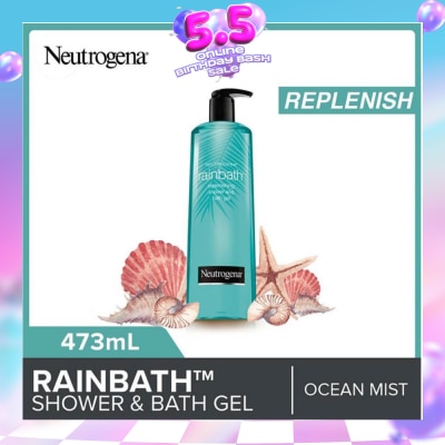 NEUTROGENA - Rainbath Replenishing Shower And Bath Gel Ocean Mist For Spa-Like Indulgence 473ml