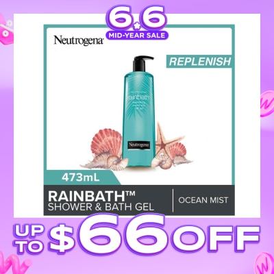 NEUTROGENA - Rainbath Replenishing Shower And Bath Gel Ocean Mist For Spa-Like Indulgence 473ml