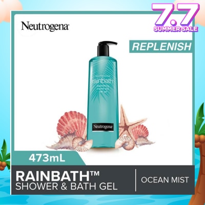 NEUTROGENA Rainbath Replenishing Shower And Bath Gel Ocean Mist For Spa-Like Indulgence 473ml