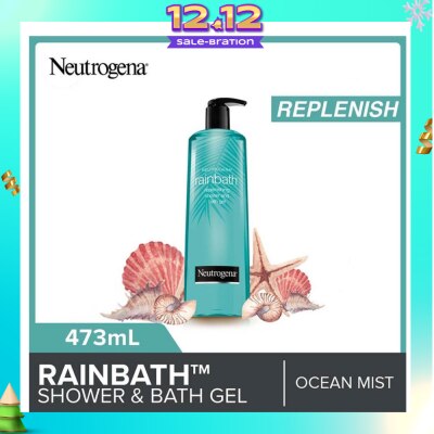 NEUTROGENA Rainbath Replenishing Shower And Bath Gel Ocean Mist For Spa-Like Indulgence 473ml