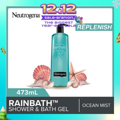 NEUTROGENA Rainbath Replenishing Shower And Bath Gel Ocean Mist For Spa-Like Indulgence 473ml