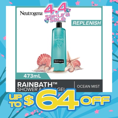 NEUTROGENA - Rainbath Replenishing Shower And Bath Gel Ocean Mist For Spa-Like Indulgence 473ml
