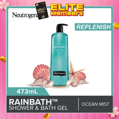 NEUTROGENA Rainbath Replenishing Shower And Bath Gel Ocean Mist For Spa-Like Indulgence 473ml