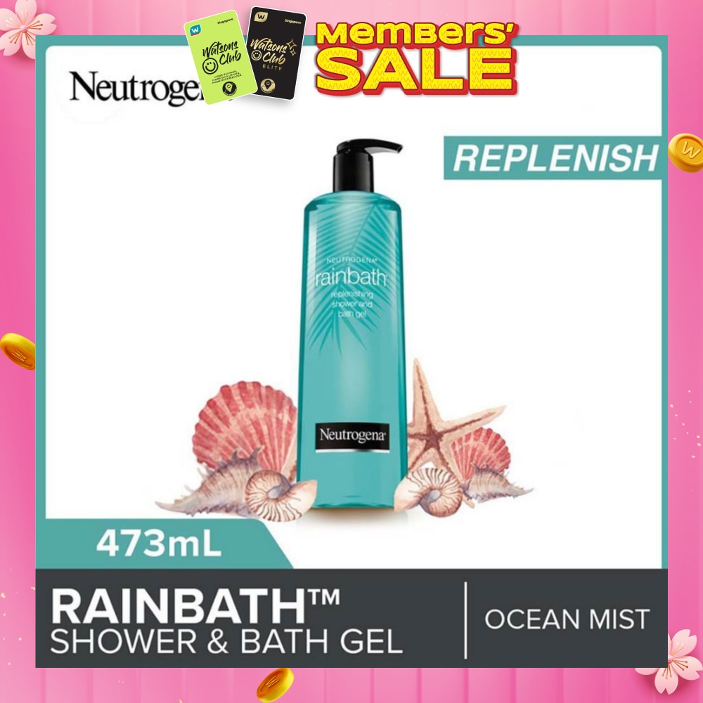 Rainbath Replenishing Shower And Bath Gel Ocean Mist For Spa-Like Indulgence 473ml