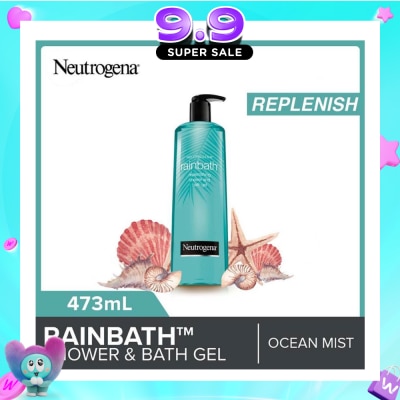 NEUTROGENA - Rainbath Replenishing Shower And Bath Gel Ocean Mist For Spa-Like Indulgence 473ml image