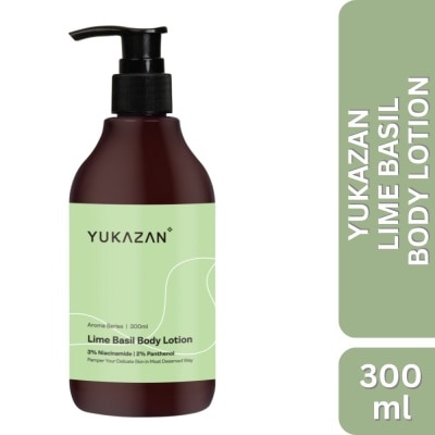 YUKAZAN Lime Basil Body Lotion 300ml