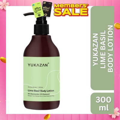 YUKAZAN Lime Basil Body Lotion 300ml