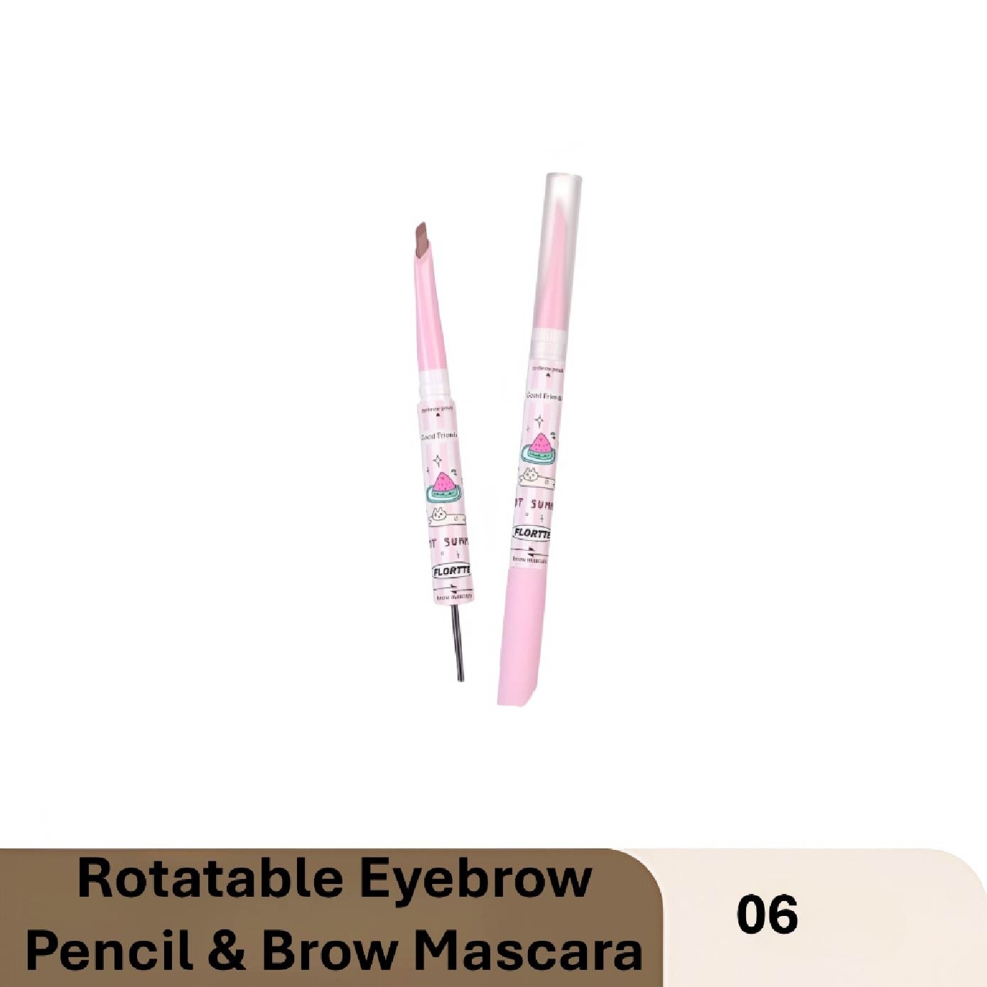 Good Friends Club Rotatable Eyebrow Pencil & Brow Mascara 06 18g