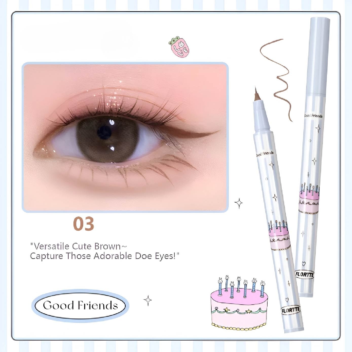 Good Friends Club Rotatable Liquid Eyeliner 03 0.5ml