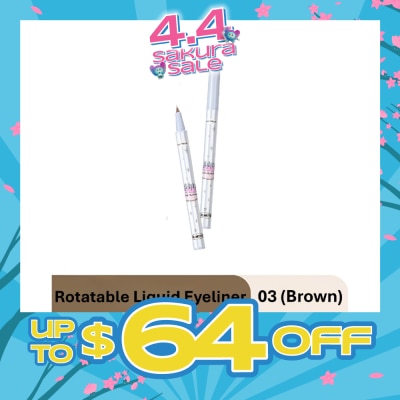 FLORTTE - Good Friends Club Rotatable Liquid Eyeliner 03 0.5ml