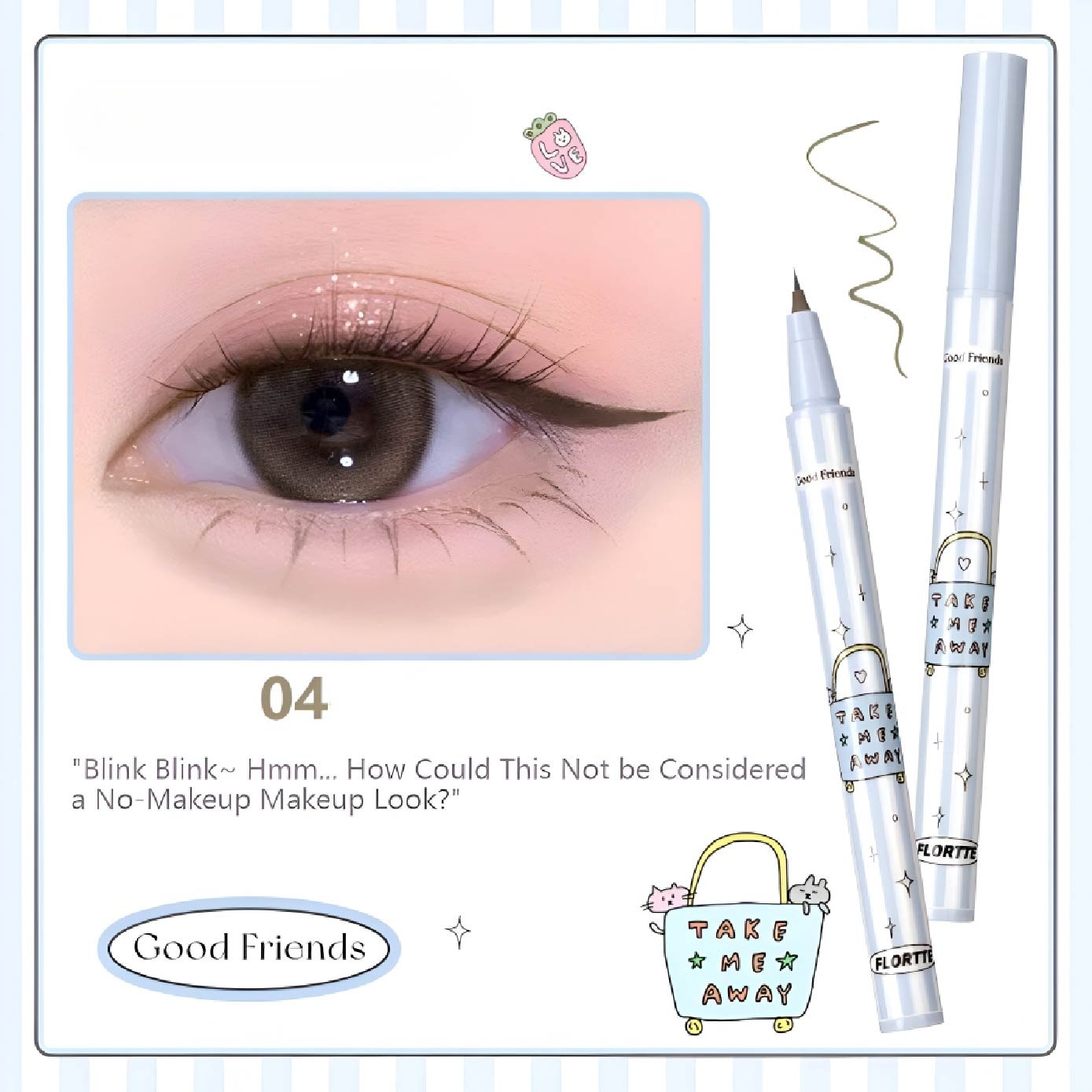 Good Friends Club Rotatable Liquid Eyeliner 04 0.5ml