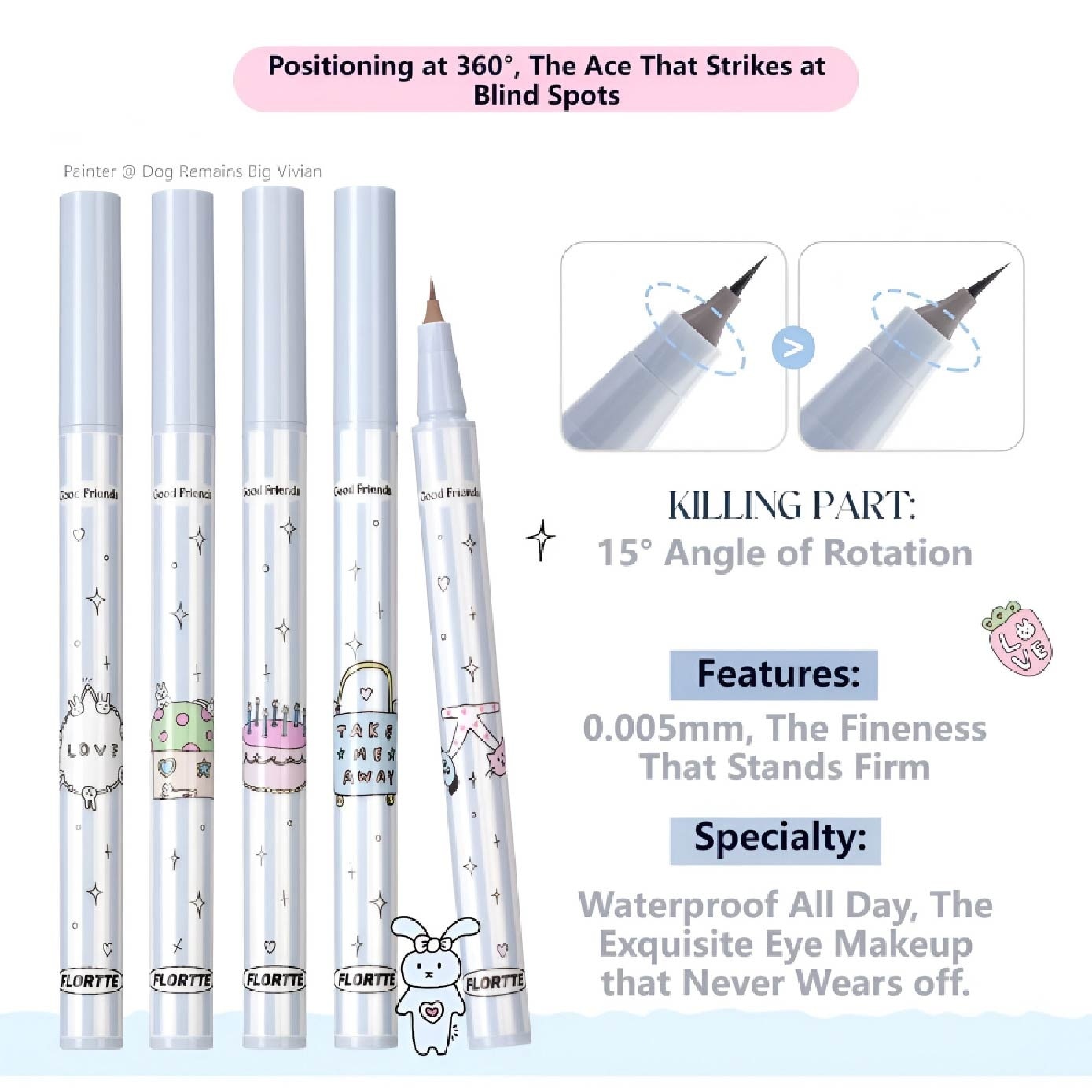Good Friends Club Rotatable Liquid Eyeliner 05 0.5ml