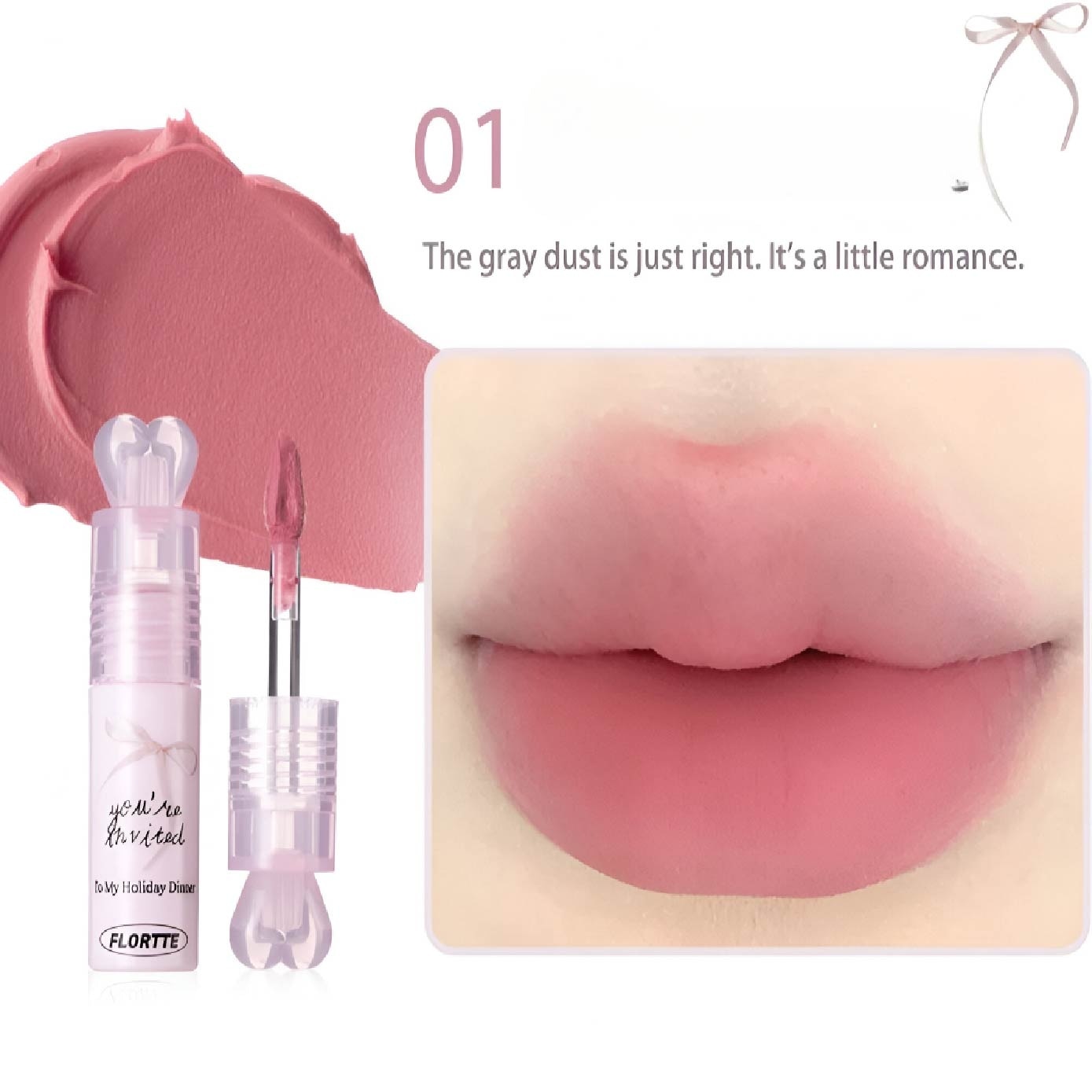 Small Bowknot Film-Forming Lip Cream 01 2.2g