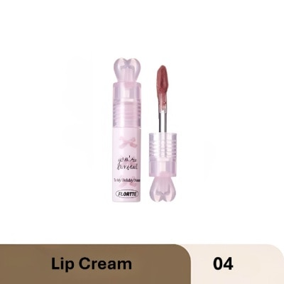 FLORTTE Small Bowknot Film-Forming Lip Cream 04 2.2g