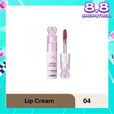 FLORTTE Small Bowknot Film-Forming Lip Cream 04 2.2g