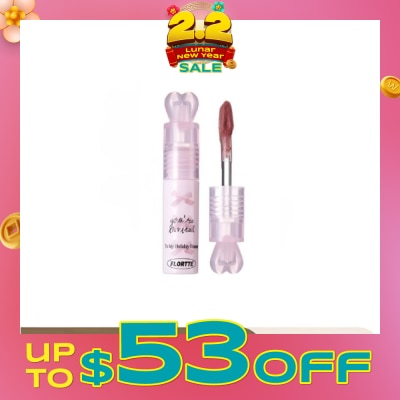 FLORTTE Small Bowknot Film-Forming Lip Cream 04 2.2g