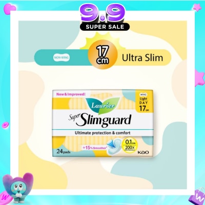 LAURIER - Super Slimguard Day Wing Sanitary Pad Light 17cm 24s image