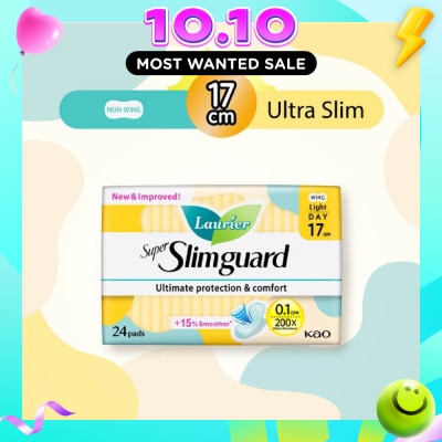 LAURIER Super Slimguard Day Wing Sanitary Pad Light 17cm 24s image