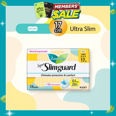 LAURIER Super Slimguard Day Wing Sanitary Pad Light 17cm 24s image