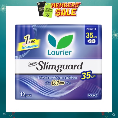 LAURIER - Super Slimguard Night Wing Sanitary Pad 35cm 12s