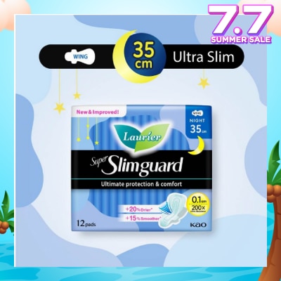 LAURIER Super Slimguard Night Wing Sanitary Pad 35cm 12s