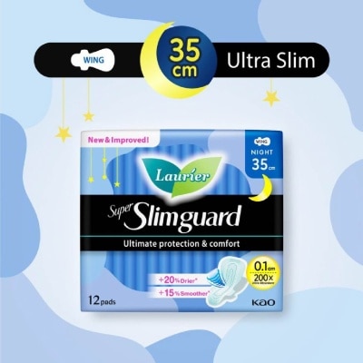 LAURIER Super Slimguard Night Wing Sanitary Pad 35cm 12s