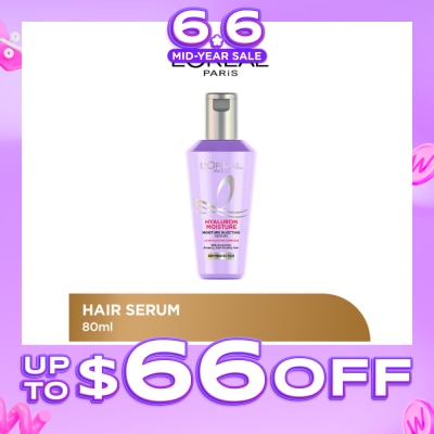 L'OREAL PARIS ELSEVE - Hyaluron Moisture Hair Serum (For Dehydrated Hair) 80ml