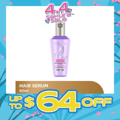 L'OREAL PARIS ELSEVE - Hyaluron Moisture Hair Serum (For Dehydrated Hair) 80ml