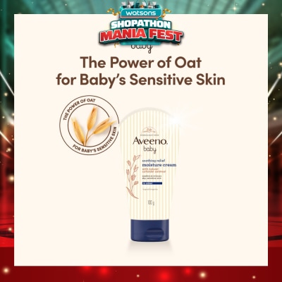 AVEENO BABY - Baby Soothing Relief Moisturizing Cream (For Dry to Very Dry Sensitive Skin) 100g