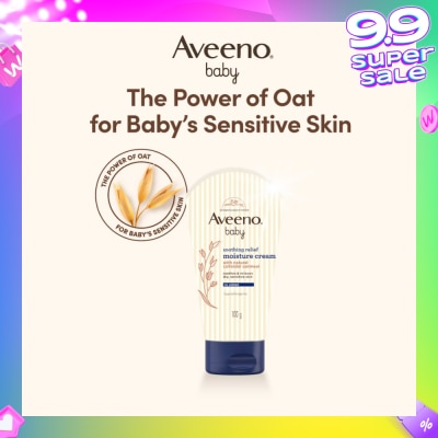 AVEENO BABY Baby Soothing Relief Moisturizing Cream (For Dry to Very Dry Sensitive Skin) 100g