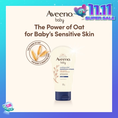 AVEENO BABY Baby Soothing Relief Moisturizing Cream (For Dry to Very Dry Sensitive Skin) 100g