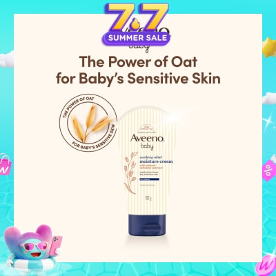 AVEENO BABY - Baby Soothing Relief Moisturizing Cream (For Dry to Very Dry Sensitive Skin) 100g
