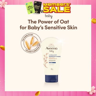 AVEENO BABY Baby Soothing Relief Moisturizing Cream (For Dry to Very Dry Sensitive Skin) 100g