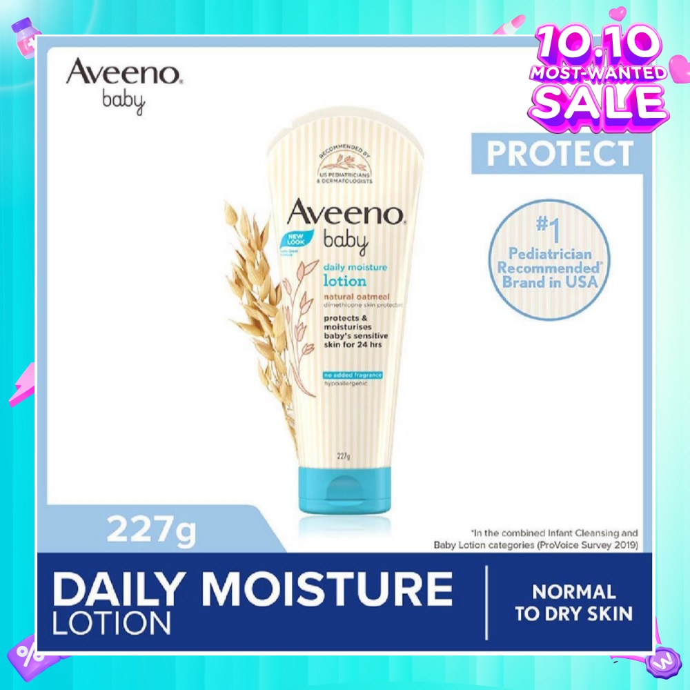 Daily Moisture Lotion with Natural Colloidal Oatmeal (Hypoallergenic) (For Normal to Dry Sensitive Skin) 227g