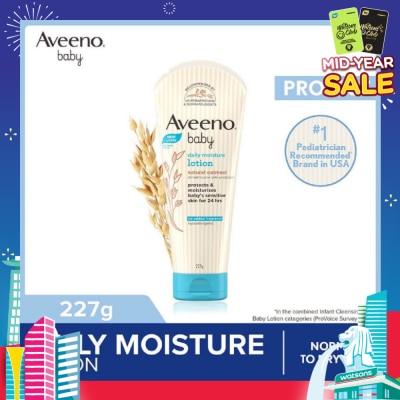 AVEENO BABY Daily Moisture Lotion with Natural Colloidal Oatmeal (Hypoallergenic) (For Normal to Dry Sensitive Skin) 227g