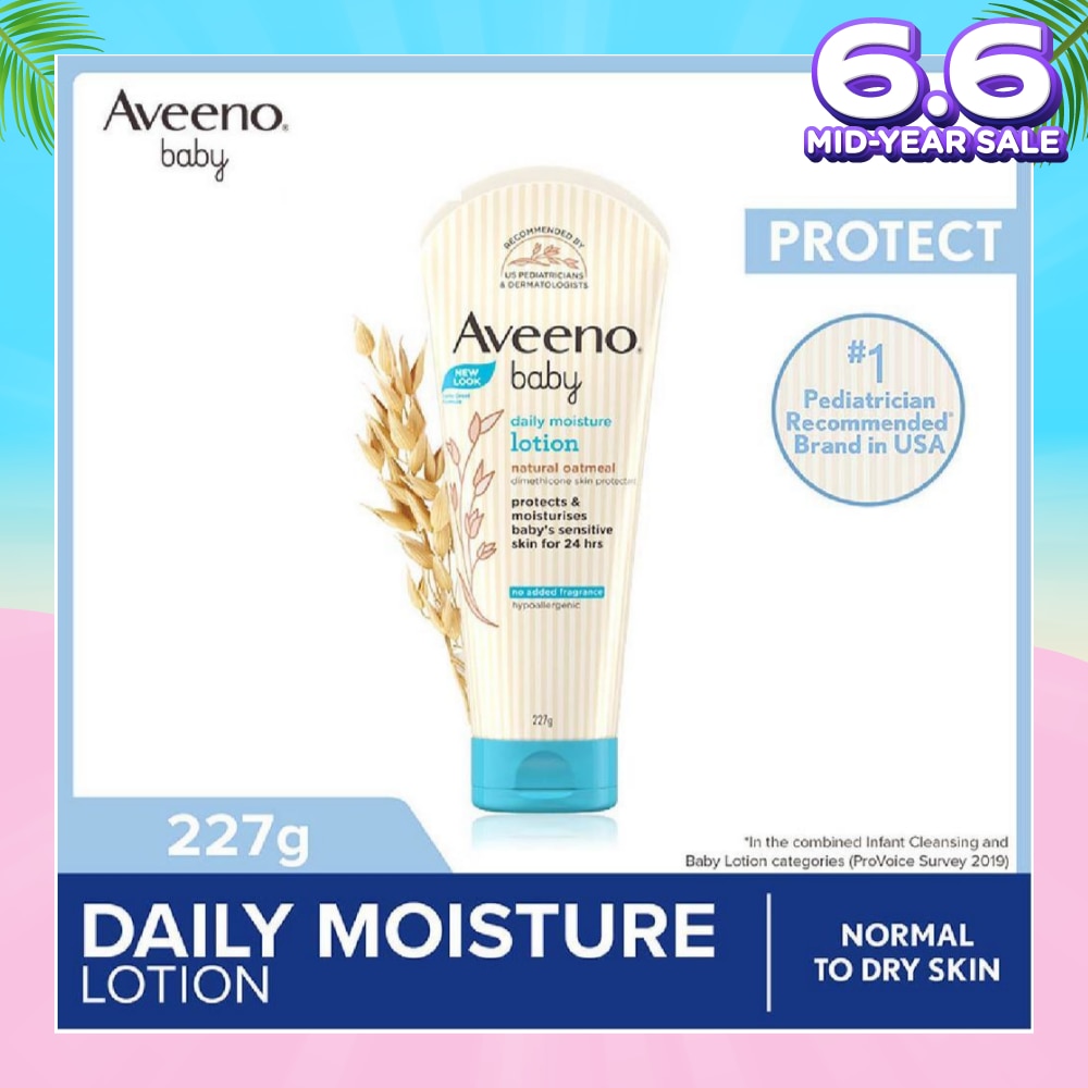 Daily Moisture Lotion with Natural Colloidal Oatmeal (Hypoallergenic) (For Normal to Dry Sensitive Skin) 227g