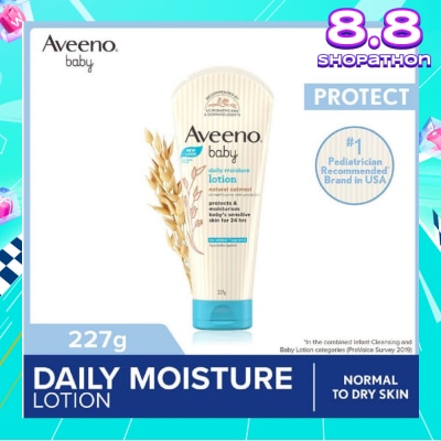 AVEENO BABY Daily Moisture Lotion with Natural Colloidal Oatmeal (Hypoallergenic) (For Normal to Dry Sensitive Skin) 227g