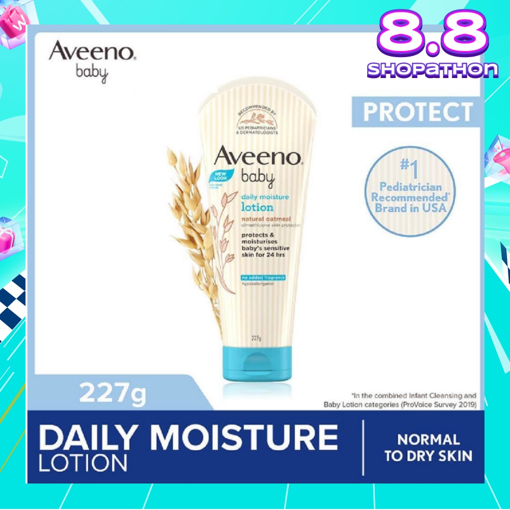 Daily Moisture Lotion with Natural Colloidal Oatmeal (Hypoallergenic) (For Normal to Dry Sensitive Skin) 227g