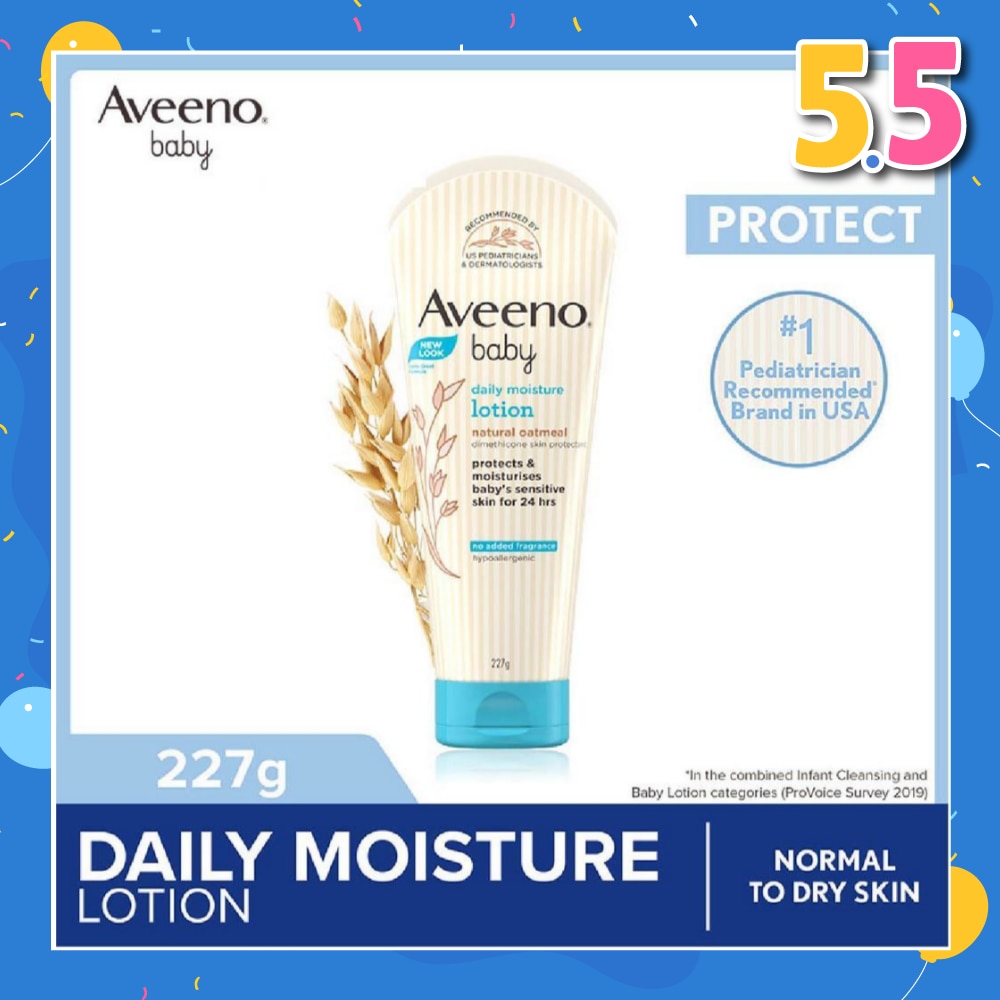 Daily Moisture Lotion with Natural Colloidal Oatmeal (Hypoallergenic) (For Normal to Dry Sensitive Skin) 227g