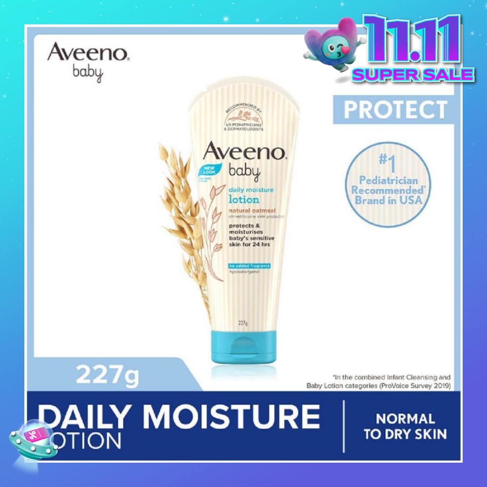 Daily Moisture Lotion with Natural Colloidal Oatmeal (Hypoallergenic) (For Normal to Dry Sensitive Skin) 227g