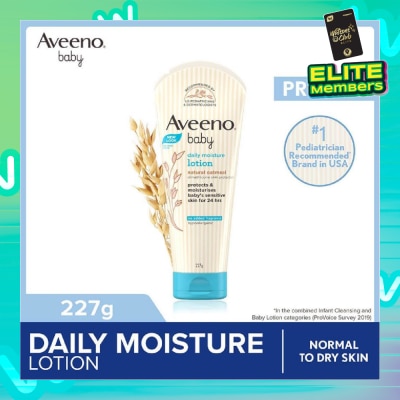 AVEENO BABY Daily Moisture Lotion with Natural Colloidal Oatmeal (Hypoallergenic) (For Normal to Dry Sensitive Skin) 227g
