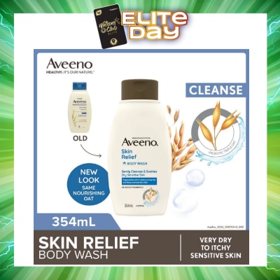AVEENO - Skin Relief Moisturizing Body Wash Fragrance Free 354ml