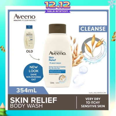 AVEENO Skin Relief Moisturizing Body Wash Fragrance Free 354ml